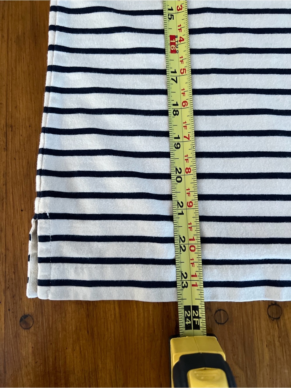 J. Crew Breton Style Strip Jersey Tee - Picture 8 of 9